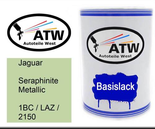 Jaguar, Seraphinite Metallic, 1BC / LAZ / 2150: 500ml Lackdose, von ATW Autoteile West.